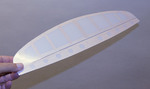 The covered horizontal stabilizer weighs 11 grams.